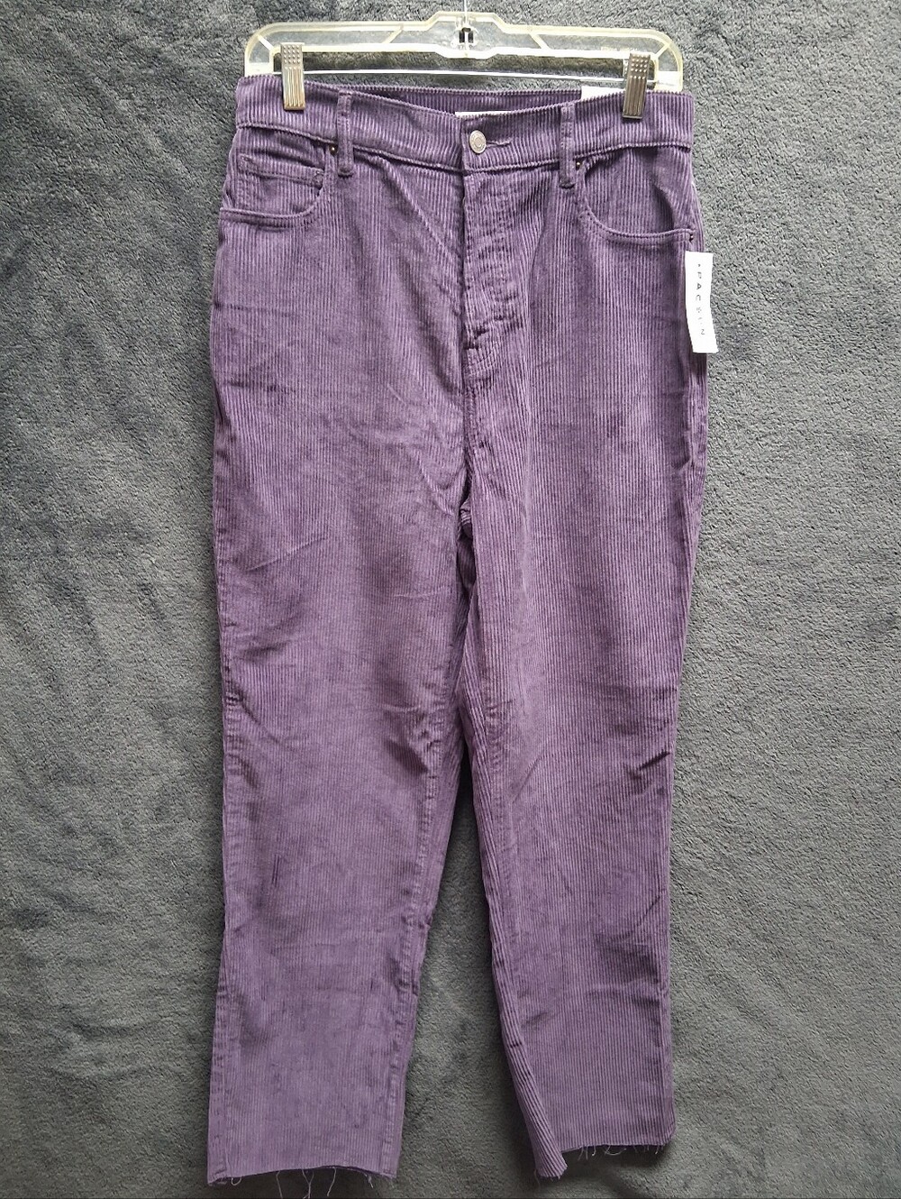 PacSun Purple Corduroy High Rise Straight Sz 28 NWT